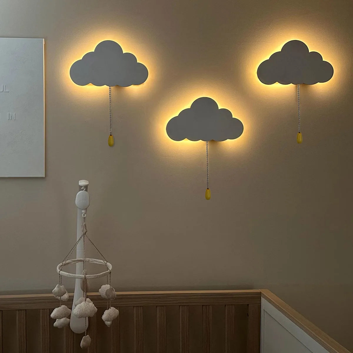 Lampe Nuage Flottante LED — Veilleuse Murale Magique pour Chambre & Déco