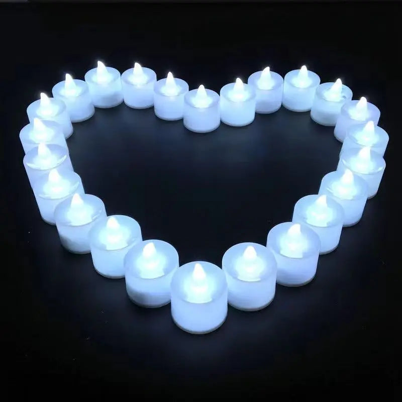 Bougies Chauffe-Plat LED Sans Flamme — Blanc Chaud ou Blanc Froid, Lot de 1, 6 ou 12
