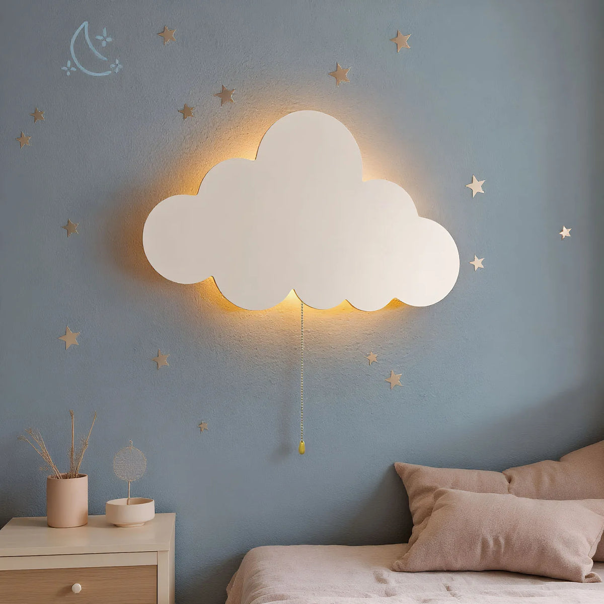 Lampe Nuage Flottante LED — Veilleuse Murale Magique pour Chambre & Déco