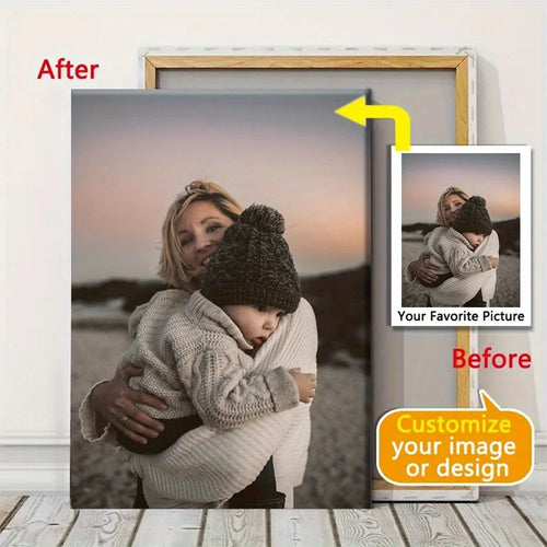 Impression Personnalisée sur Toile — Votre Photo en HD, Avec ou Sans Cadre, Toutes Tailles