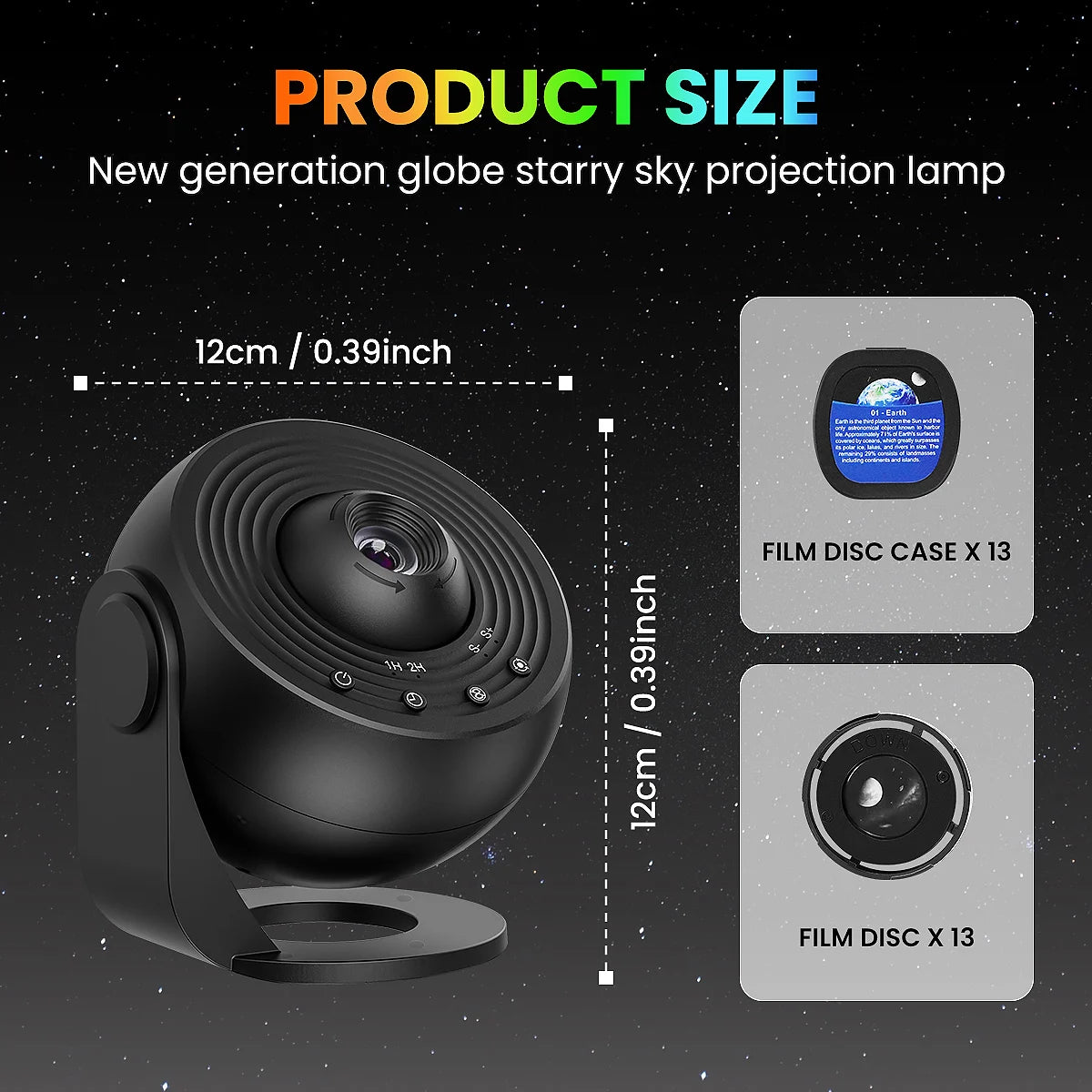 Projecteur Planétarium Galaxy 13 en 1 — Aurora, Étoiles HD, Veilleuse Enfants & Adultes