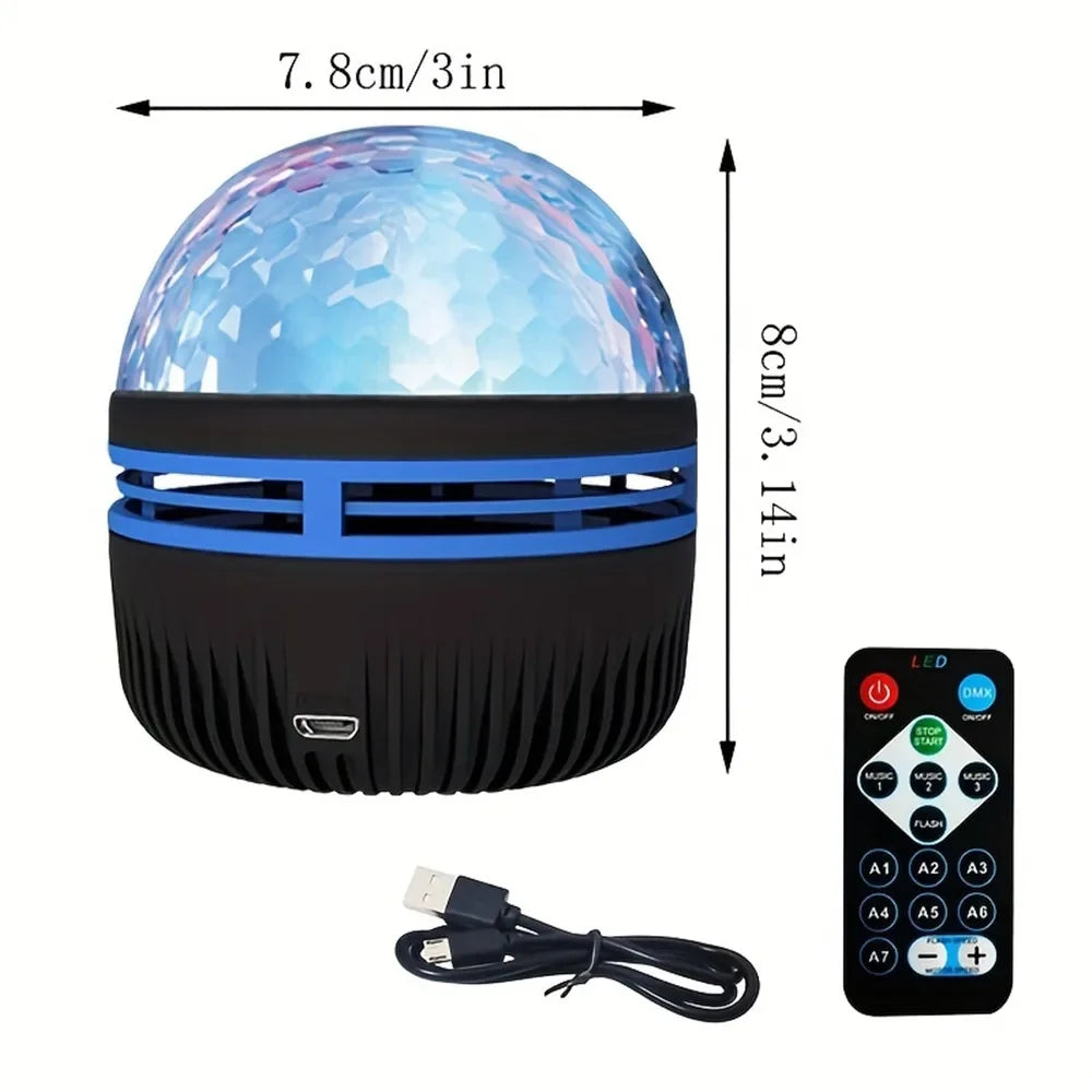 Projecteur Ciel Étoilé Galaxy LED — 7 Modes RGB, Aurora & Vagues, Télécommande USB