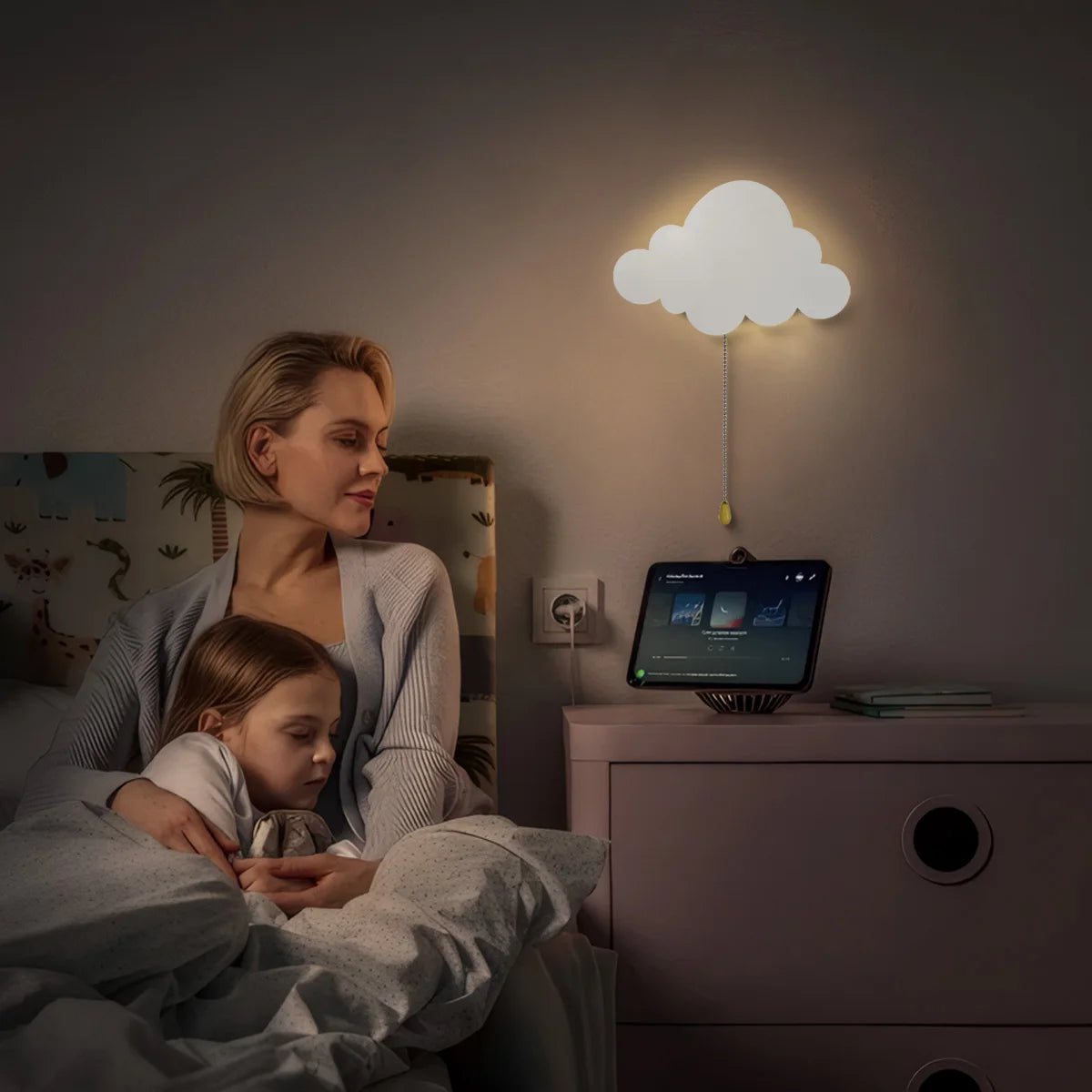 Lampe Nuage Flottante LED — Veilleuse Murale Magique pour Chambre & Déco