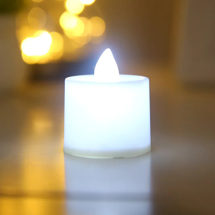 Bougies Chauffe-Plat LED Sans Flamme — Blanc Chaud ou Blanc Froid, Lot de 1, 6 ou 12