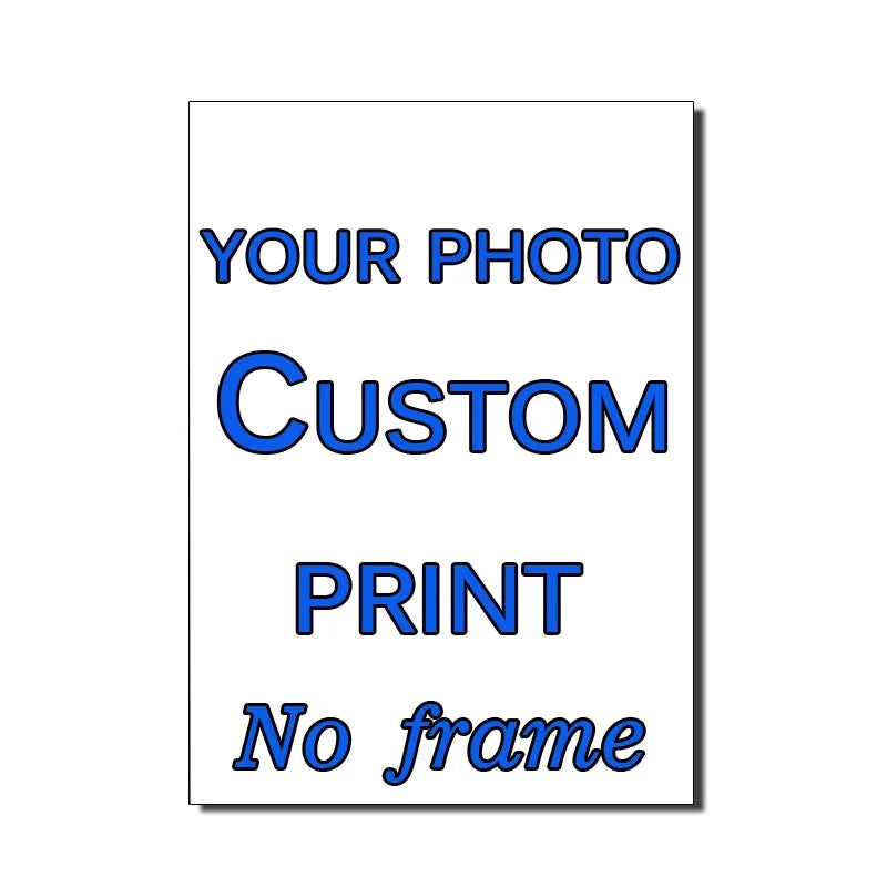 Impression Personnalisée sur Toile — Votre Photo en HD, Avec ou Sans Cadre, Toutes Tailles