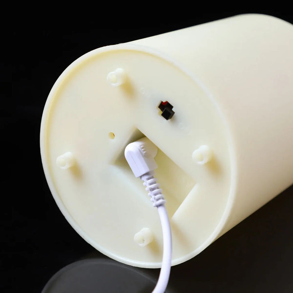 Bougies Décoratives LED à Mèche Mobile — Rechargeables USB, Télécommande, 10/12/15 cm